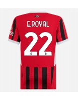 Ženske Nogometnih dresov AC Milan Emerson Royal #22 Domači 2024-25 Kratki rokavi